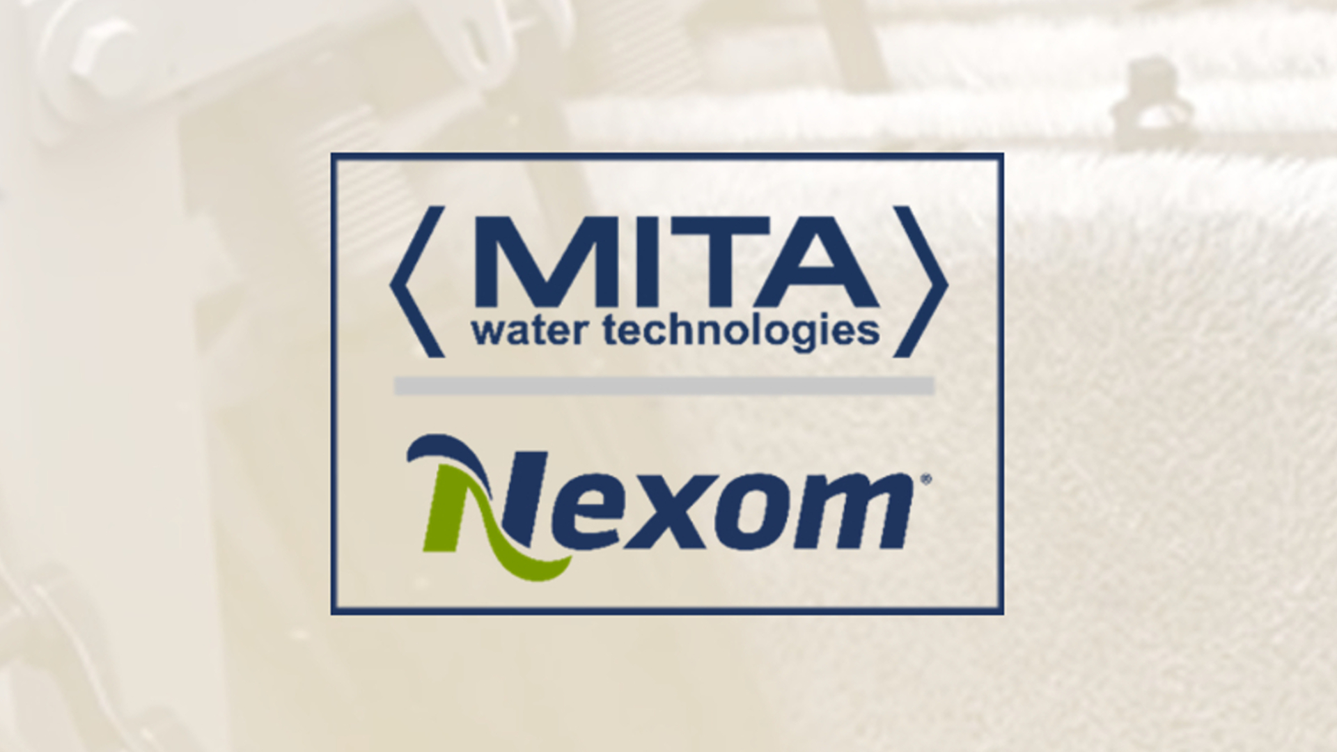 MITA signs agreement with Nexom for cloth filters - MITA Water